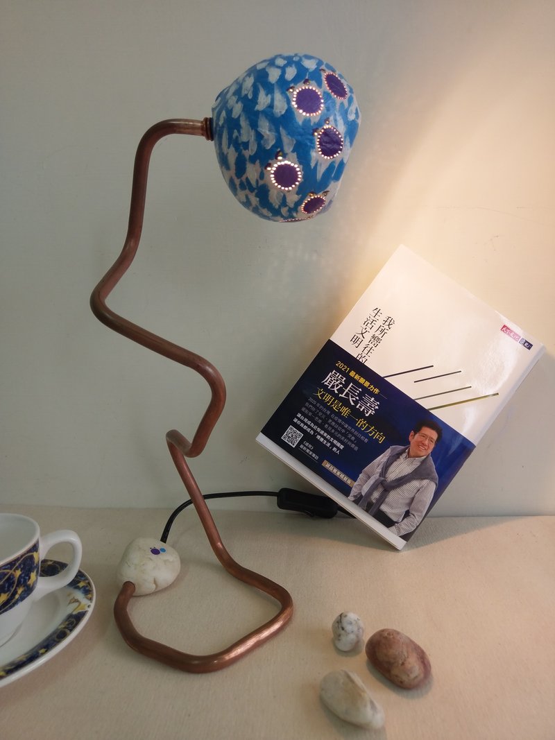 呐喊    我要甚么? 我要往那里去... 唯一的解答是: Just do it ! - 灯具/灯饰 - 铜/黄铜 蓝色