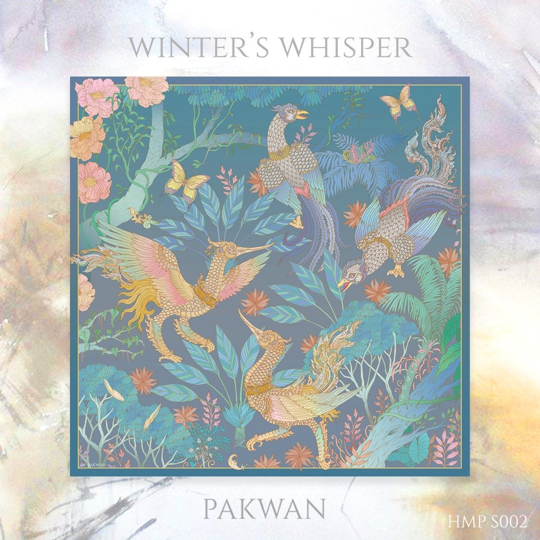 围巾 PAKWAN The Winter's whisper scarf - 丝巾 - 聚酯纤维 咖啡色
