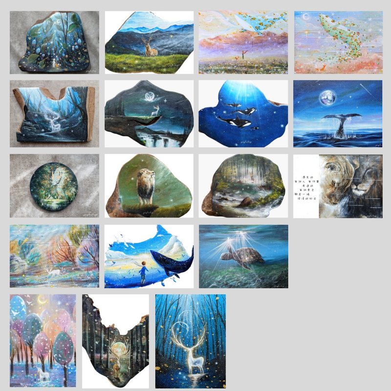 明信片专区 - 卡片/明信片 - 纸 蓝色