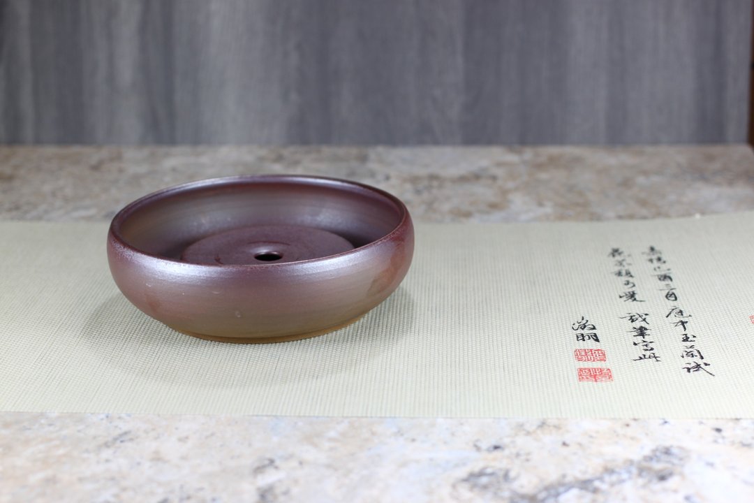 【送礼好物】柴烧落灰 干泡台 壶承 名家叶敏祥手工作品 - 茶具/茶杯 - 瓷 