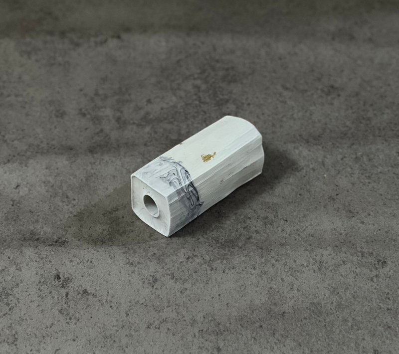 花器/桌上型摆件/黑白流云-jesmonite英国爵石/圣诞礼物 - 花瓶/陶器 - 环保材料 