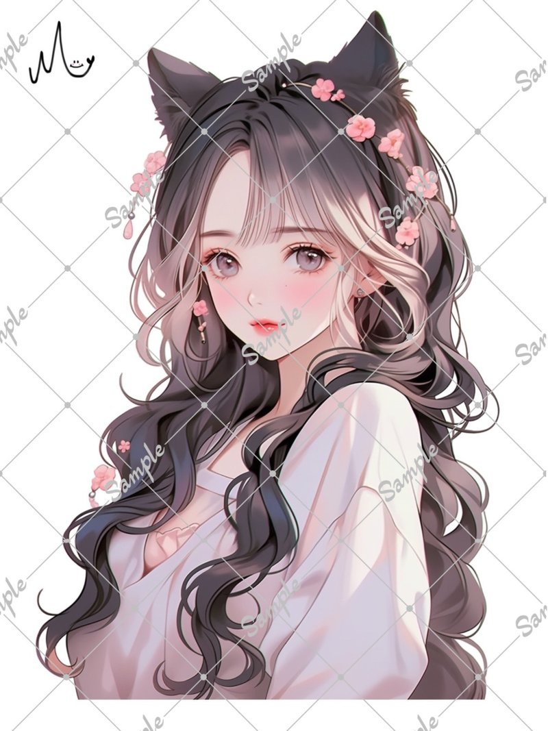 原创人物插画贴纸 - 贴纸 - 纸 