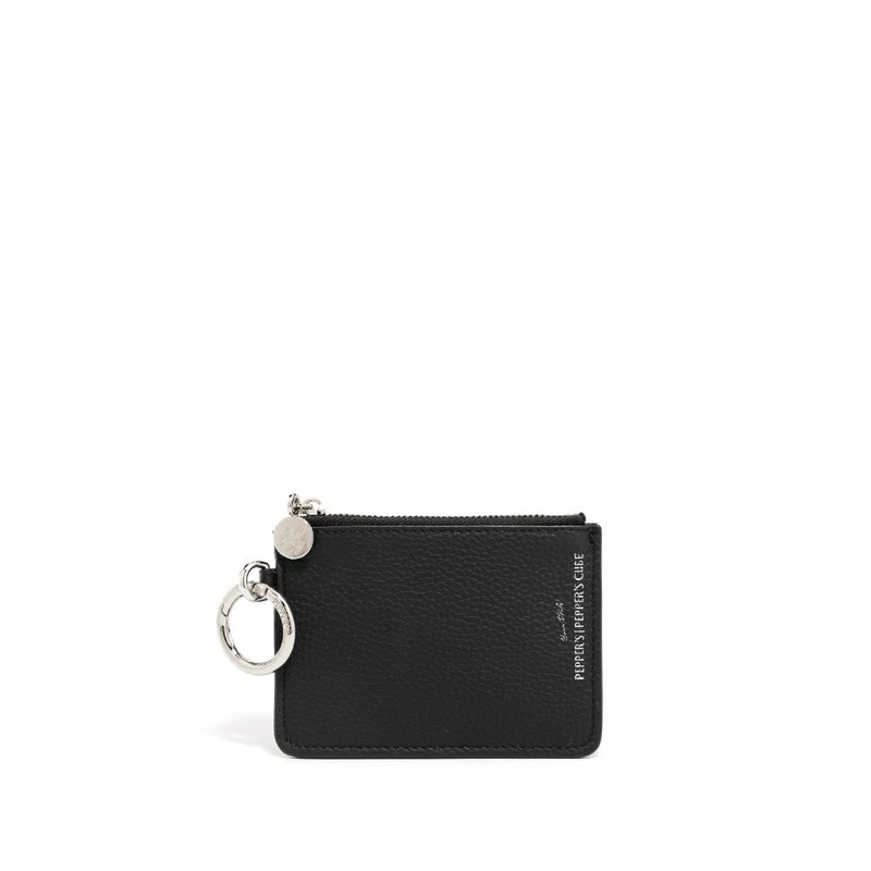 CUBE 真皮圈扣零钱包 - 奶茶色/太空银/简约黑 - 零钱包 - 聚酯纤维 多色