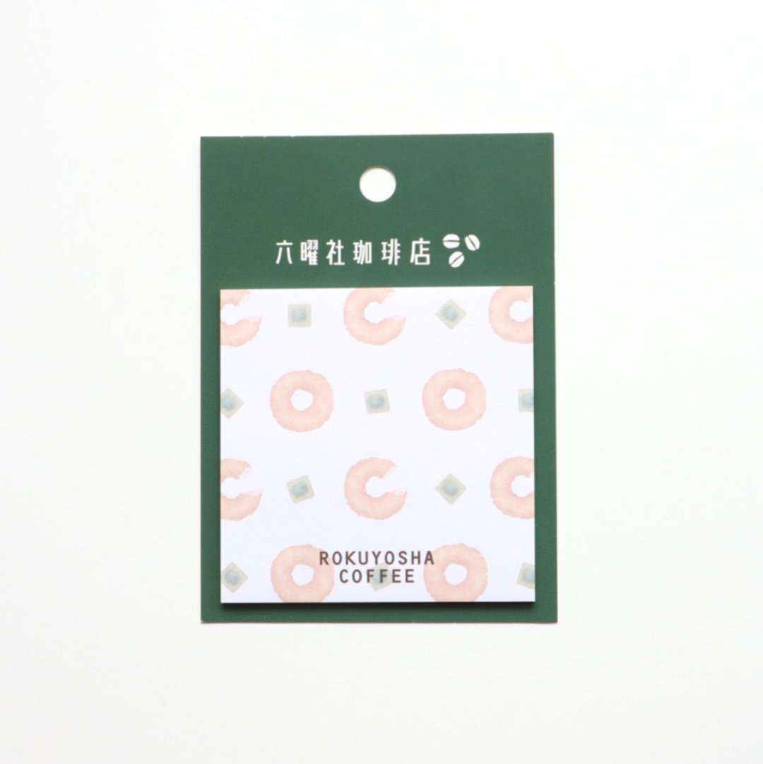 forme. (フォルム) 梦游京都吃茶时光 方形便条贴 六曜社珈琲店 - 便条纸/标签贴 - 纸 