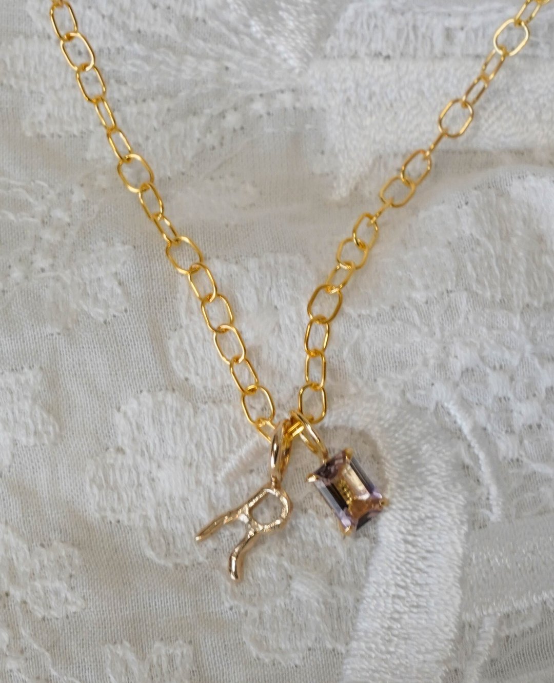 SV Birthstone Chain Necklace 诞生石项链 - 项链 - 其他金属 多色