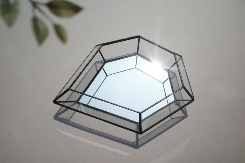 Apex/六边多面镜/玻璃吊饰/摆饰/镜子/镶嵌玻璃 - 摆饰 - 玻璃 透明