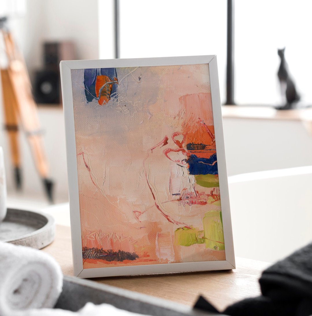 【毕业礼物】装饰画/油画/客厅餐桌布置/拍照道具/入厝礼物/ - 海报/装饰画/版画 - 纸 多色