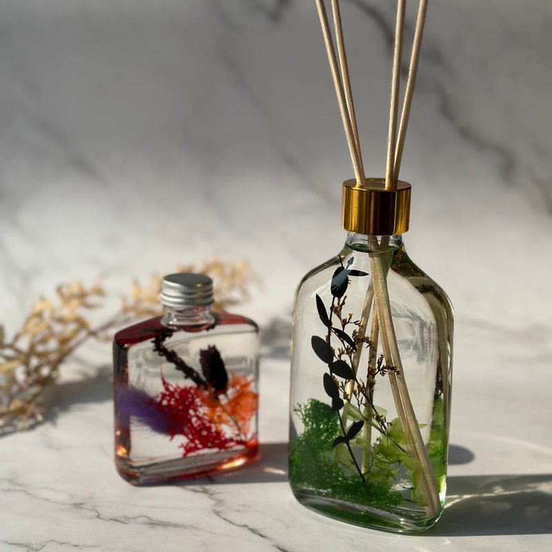 【DIY材料包】浮游花香薰扩香瓶 - 蜡烛/香氛/手工皂 - 玻璃 