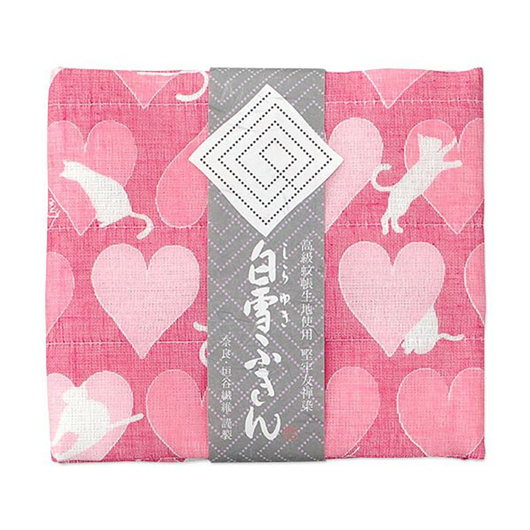 京友禅染万用巾 / 猫红色 - 餐垫/桌巾 - 棉 红色