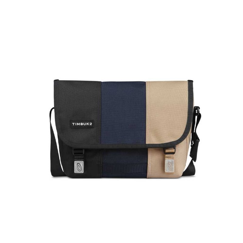 TIMBUK2 CLASSIC MESSENGER ECO 经典邮差包 S - 黑蓝米拚色 - 侧背包/斜挎包 - 其他材质 多色