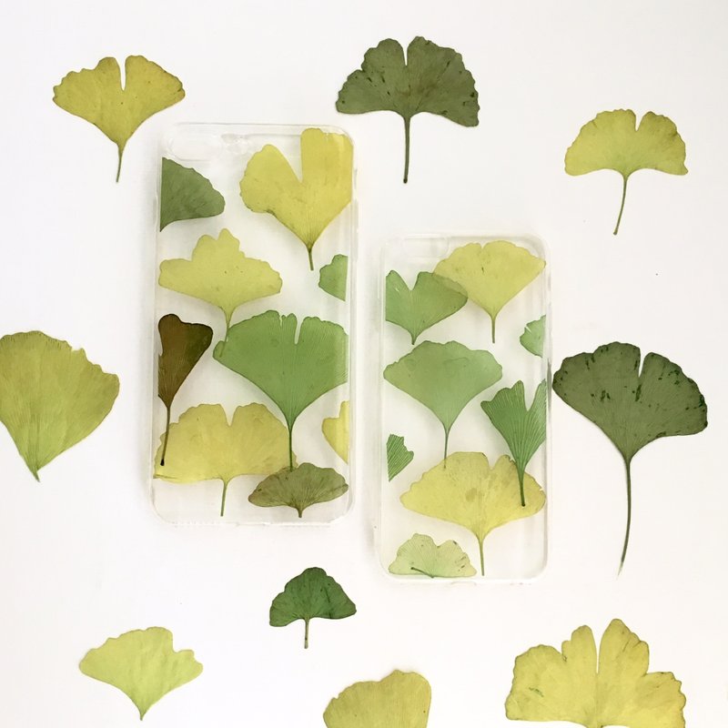 杏之森 草木绿 银杏干燥花手机套 - 手机壳/手机套 - 植物．花 绿色