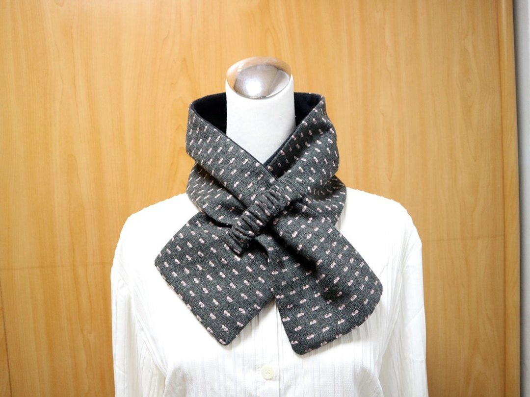 可调式短围巾.scarf 保暖围脖 双面双色 大人.小孩均适用 - 围巾/披肩 - 其他材质 