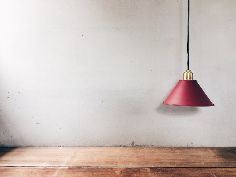 早期外销欧洲 红绒色 铜吊灯 - 灯具/灯饰 - 其他金属 透明