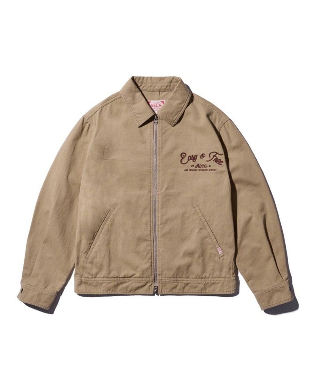 AECA White Easy & Free Cotton Ike Jacket 双向拉链工作外套 - 男装外套 - 其他材质 多色