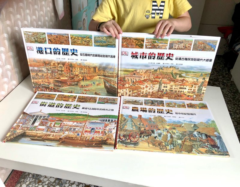 DK穿越时空历史系列(全套4册) - 儿童绘本/图书 - 纸 金色