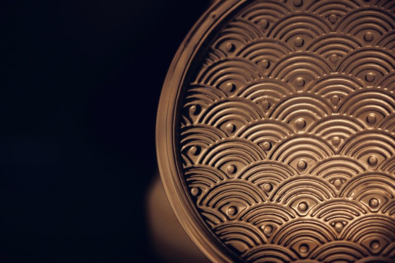 青海波玻璃载皿 | 塔香用 - 香薰/精油/线香 - 玻璃 