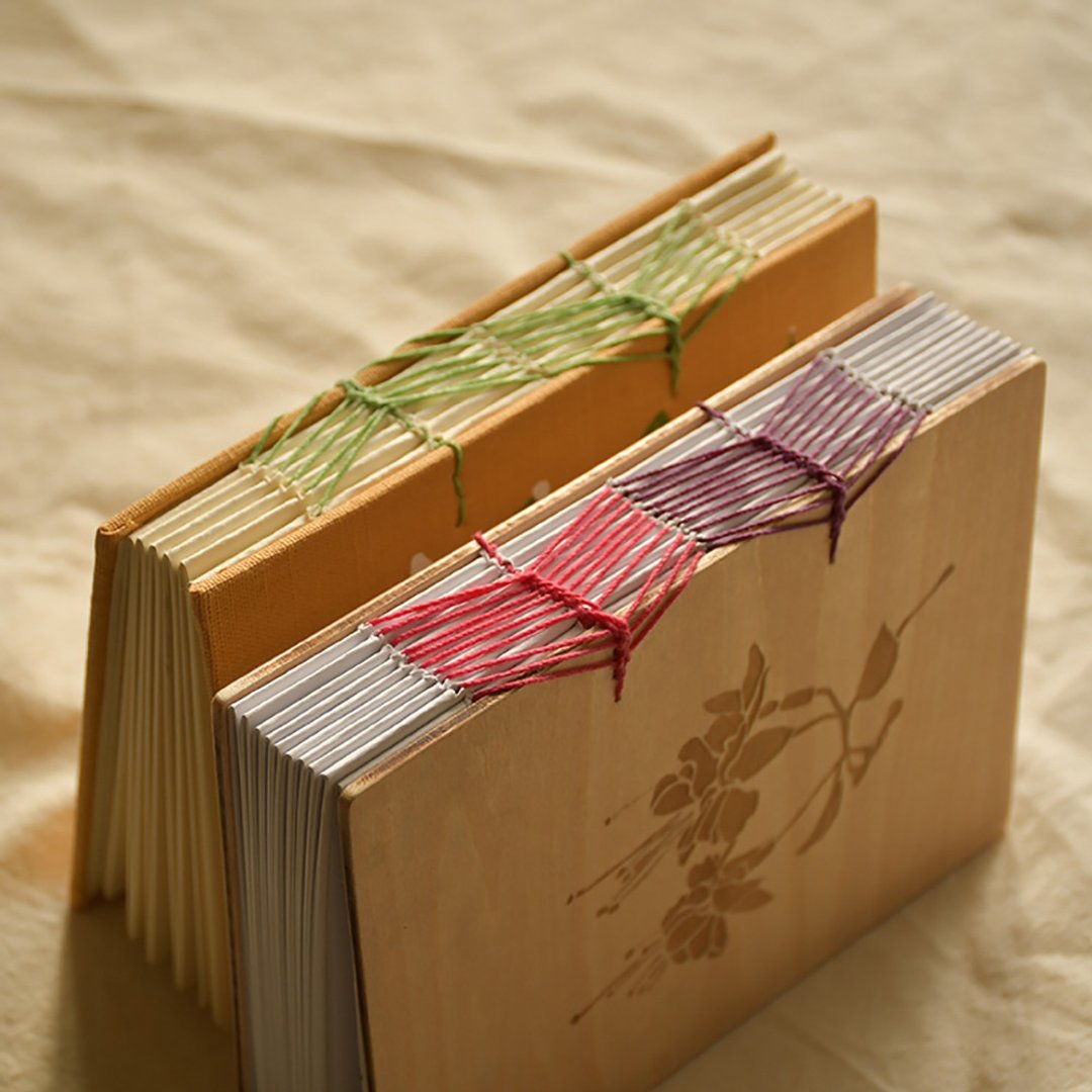 箭头缝法 | 定制化 手工书 - 书背 - 笔记本/手帐 - 纸 多色