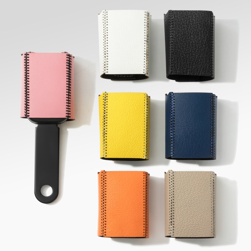 法国精品山羊皮 / 母扣插座卡槽防撞保护套防撞击 / 消音 /防刮痕 - 钥匙链/钥匙包 - 真皮 