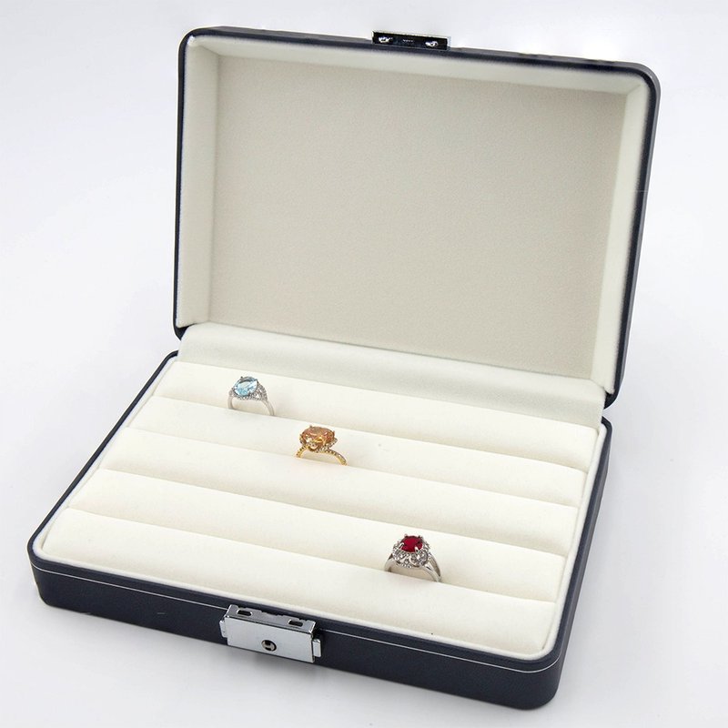 戒指收藏盒, 日本原装进口 - 收纳用品 - 棉．麻 蓝色