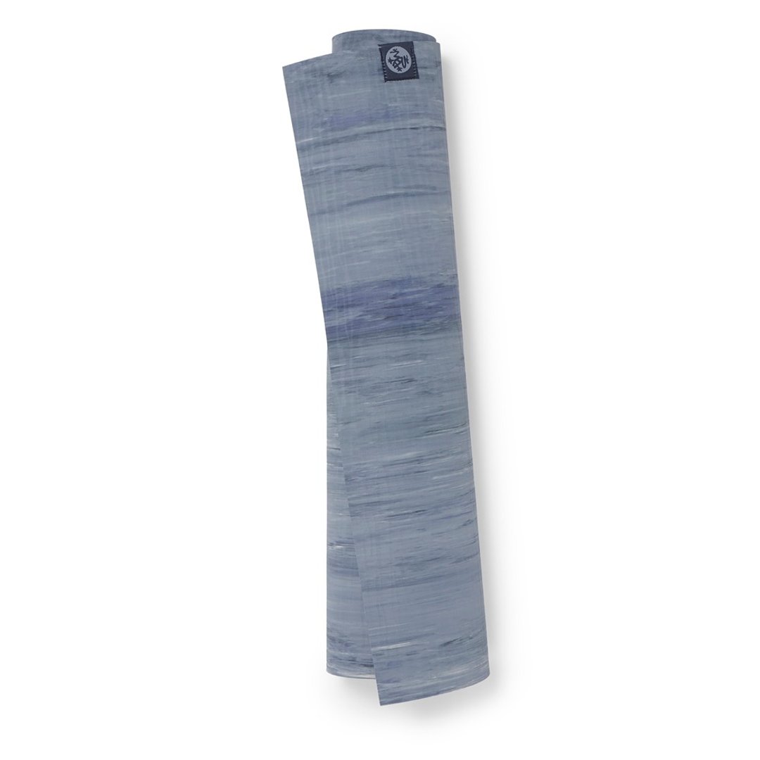 【Manduka】eKOlite 3.0 天然橡胶瑜珈垫 4mm - Midnight Moon Ma - 瑜珈垫 - 橡胶 蓝色