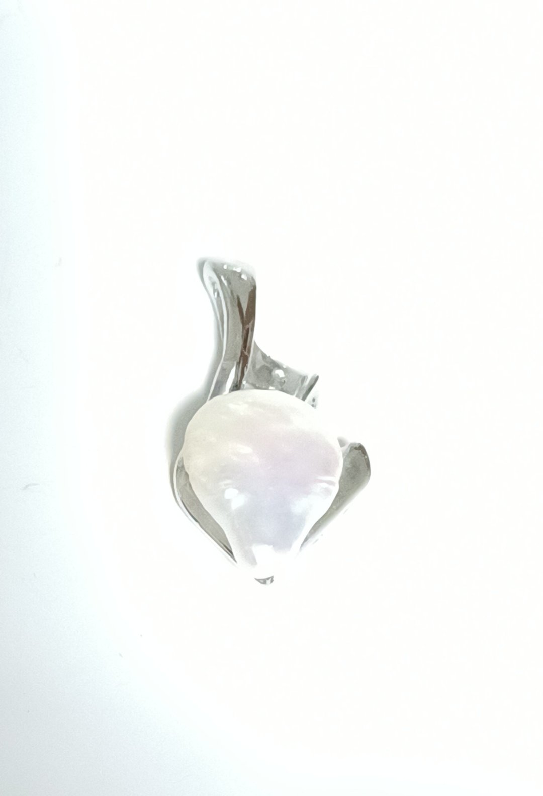 不规则淡水珍珠吊坠 - 项链 - 珍珠 