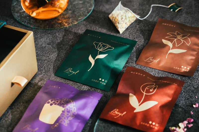 Beryl 经典茶包礼盒-英国 Great Taste Awards /法国AVPA得奖 - 茶 - 纸 绿色