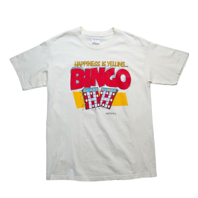 90s Gildan BINGO tee 古着T-Shirt - 男装上衣/T 恤 - 其他材质 金色