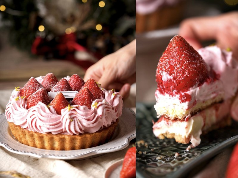 【烘焙课程】半熟草莓玫瑰覆盆子起士塔 - 美食 - 新鲜食材 