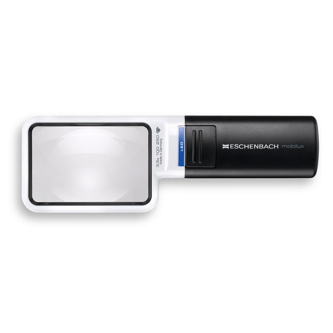 mobilux LED 3.5x/10D/75x50mm德国制LED手持型非球面放大镜15113 - 其他书写用品 - 压克力 黑色