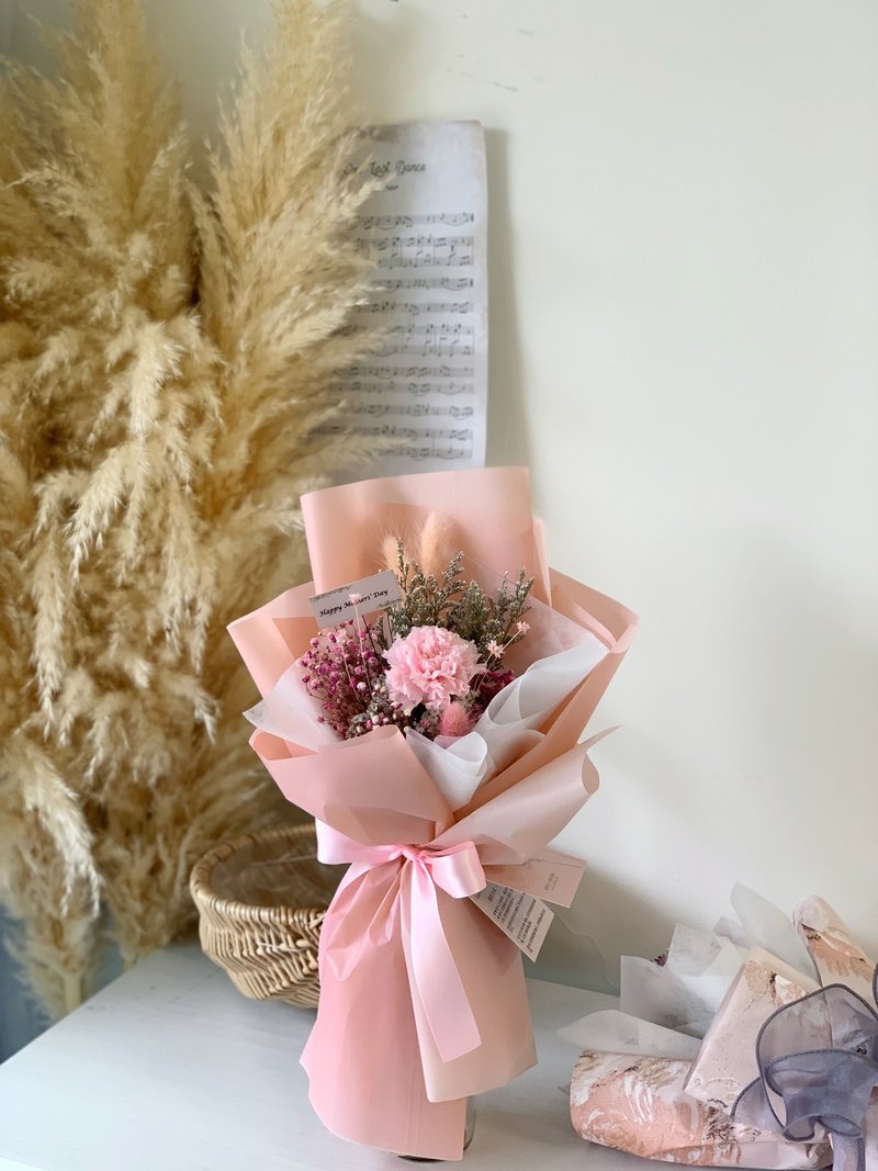 典雅康乃馨永生花束 干燥花永生花束 母亲节礼物 母亲节花束 - 干燥花/捧花 - 植物．花 
