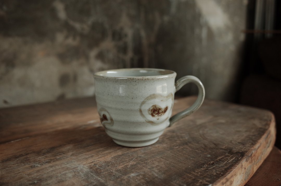 马克杯 l 烟青系列  变形虫 陶杯 - 咖啡杯/马克杯 - 陶 绿色