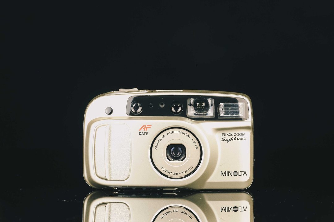 MINOLTA RIVA ZOOM Sightseer #3823 #135底片相机 - 相机 - 其他金属 黑色