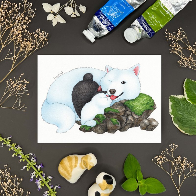 【猫疯子】明信片(116) - 卡片/明信片 - 纸 多色