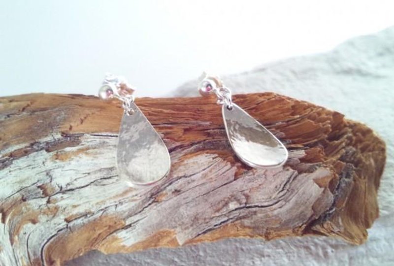 ◇ Silver Drop 2 ◇ Earrings / Clip-On - 耳环/耳夹 - 其他金属 银色