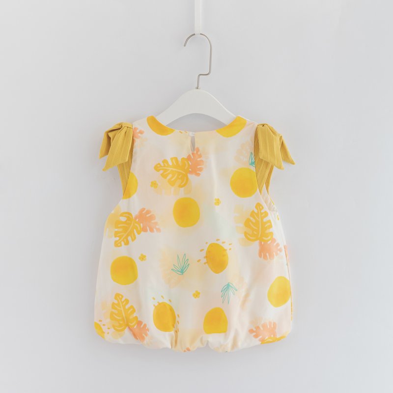 仲夏小领花苞上衣 - 童装上衣 - 棉．麻 