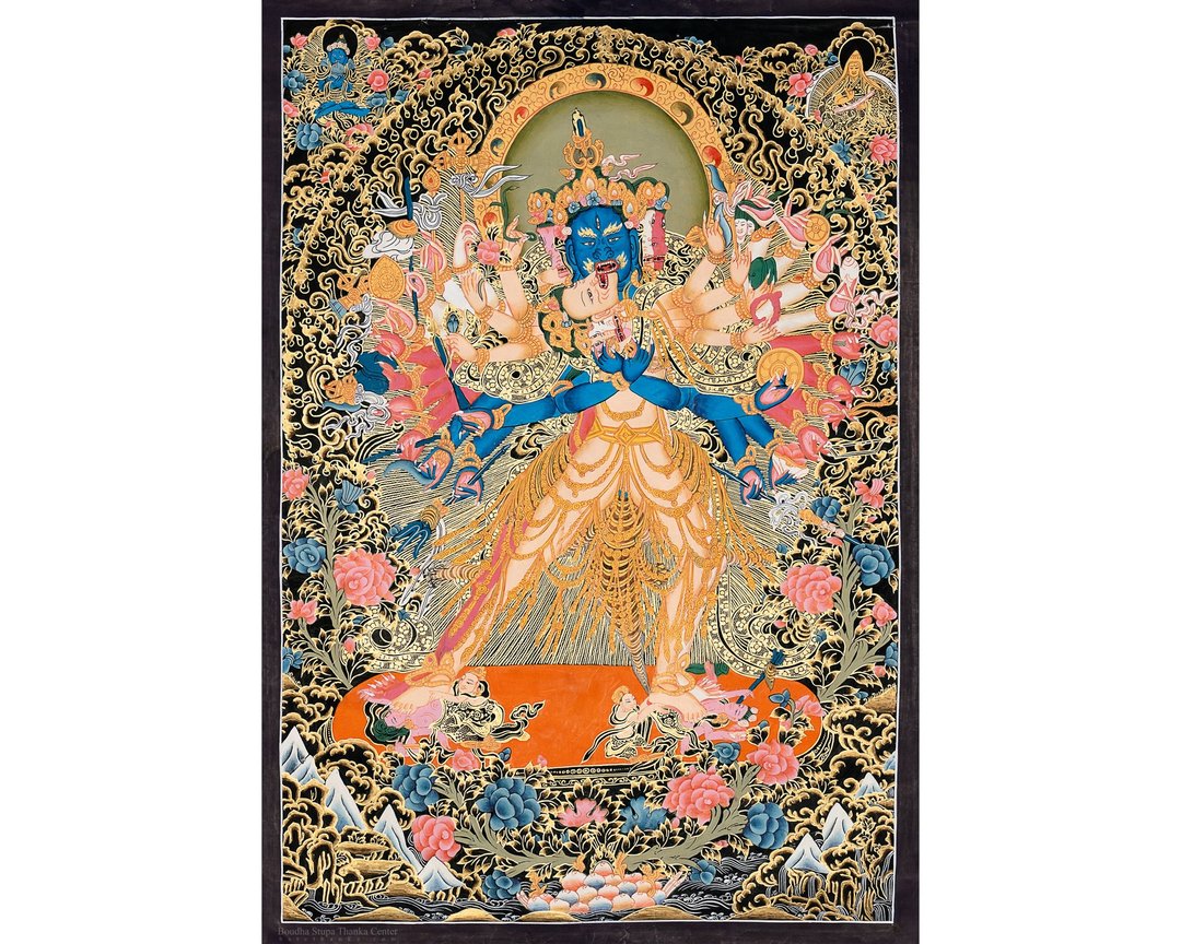 手绘24K金时轮神祇 - 墙贴/壁贴 - 其他材质 多色
