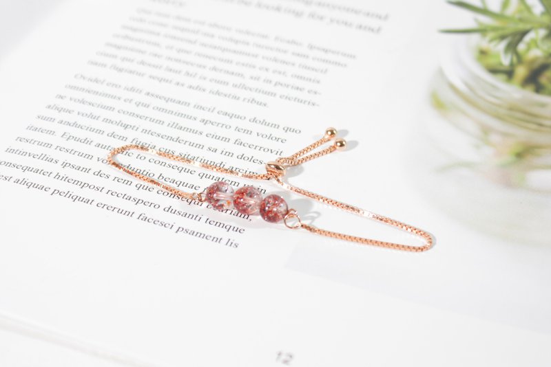 5A级满矿红超级七。水晶手链 - 手链/手环 - 水晶 红色