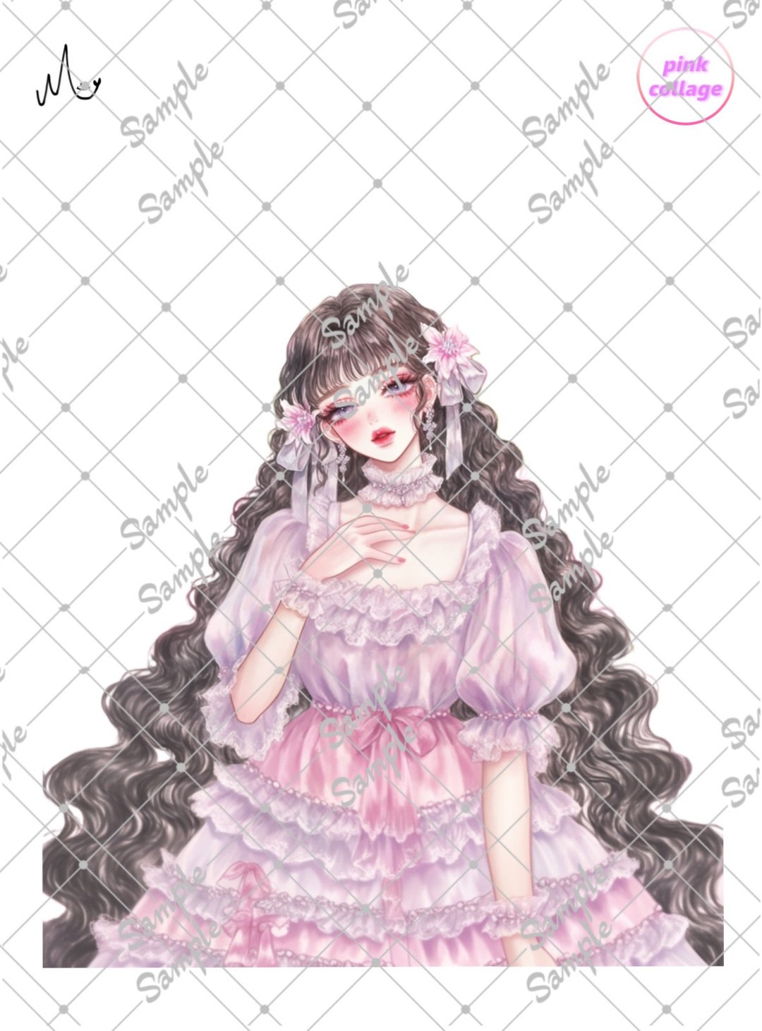 原创角色贴纸限量粉红系列，至9月10日 - 贴纸 - 纸 