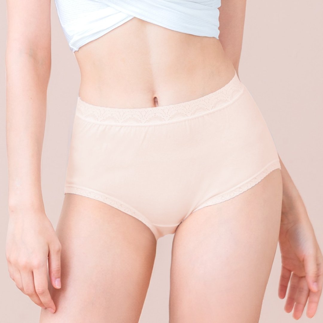 【台湾制】95%纯棉高腰包臀 L-2XL/Q 加大内裤 肤 2195-11 可兰霓 - 女士内衣裤 - 棉 