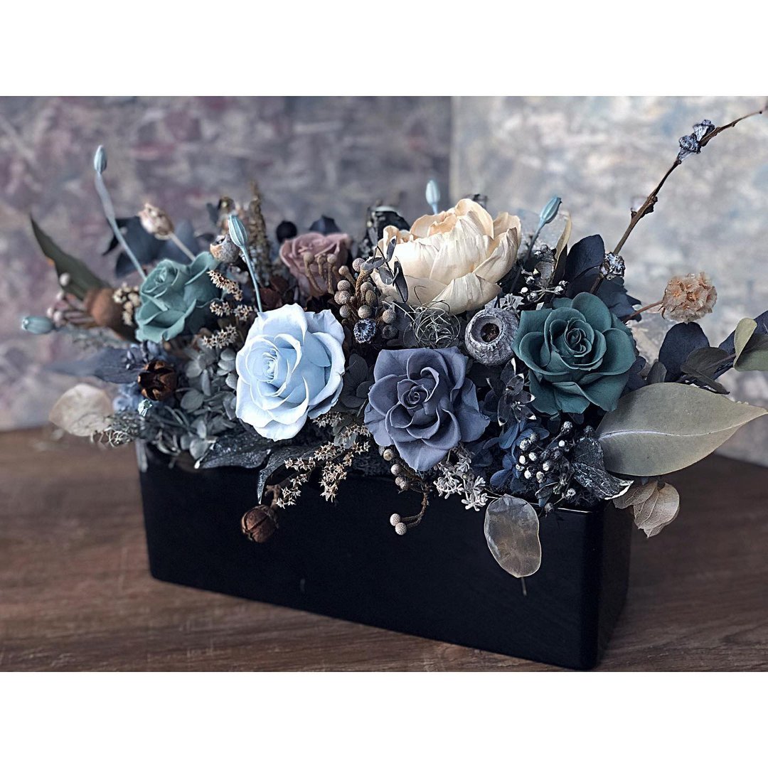 不凋花吐司桌花(大)/宅配限双北地区,跨县市需自取 - 干燥花/捧花 - 其他材质 