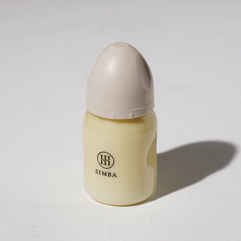 【Simba小狮王辛巴】蕴蜜铂金PPSU宽口防胀气奶瓶200ml-新生适用 - 奶瓶/奶嘴 - 其他材质 卡其色