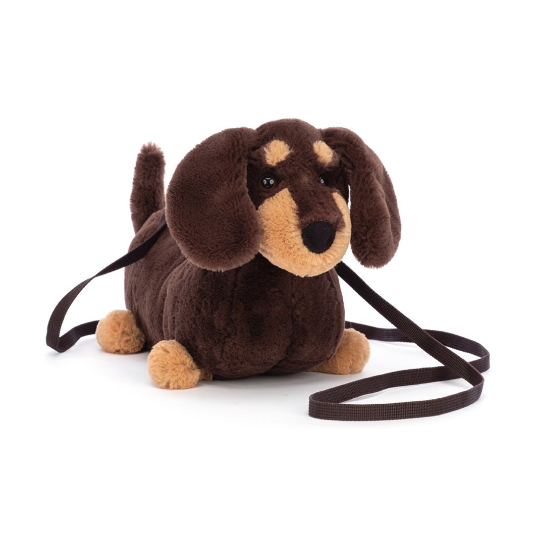斜背包 - Otto Sausage Dog 腊肠狗/犬斜背包 - 侧背包/斜挎包 - 聚酯纤维 咖啡色