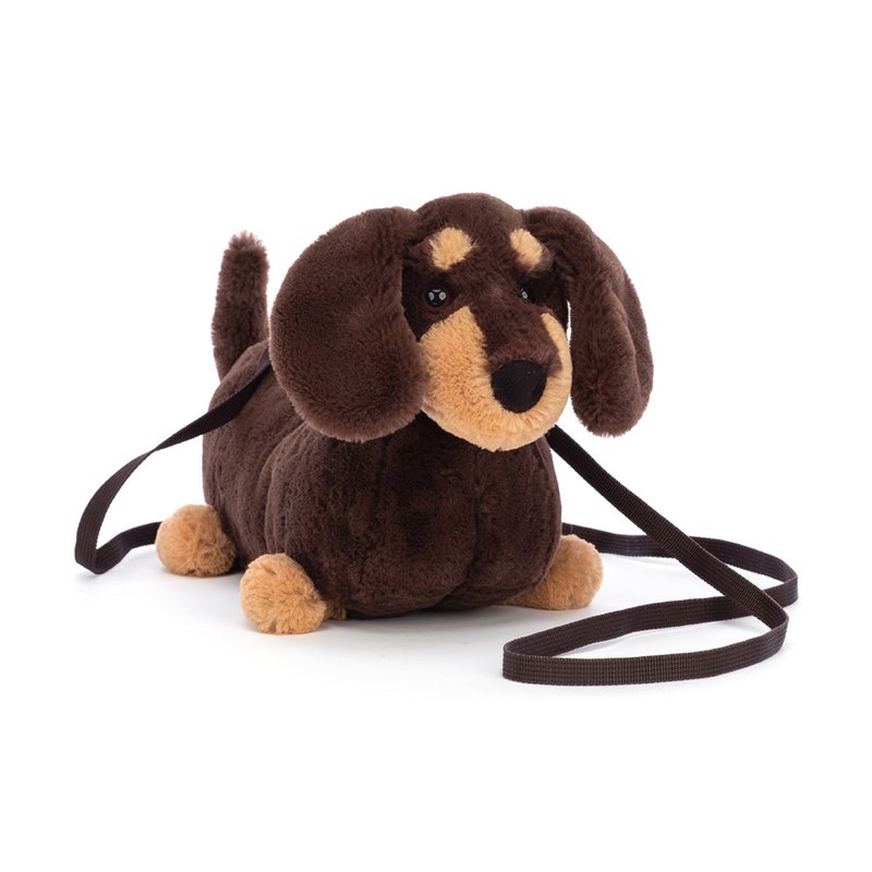 斜背包 - Otto Sausage Dog 腊肠狗/犬斜背包 - 侧背包/斜挎包 - 聚酯纤维 咖啡色