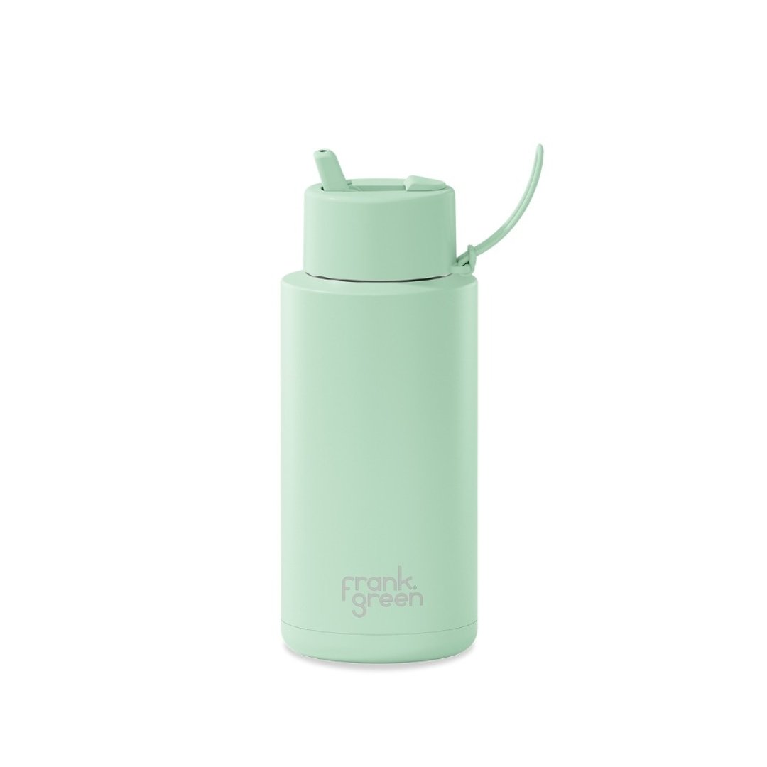 【frank green 台湾】三层真空保温瓶 1000ml - 薄荷绿色 - 水瓶/水壶 - 不锈钢 绿色