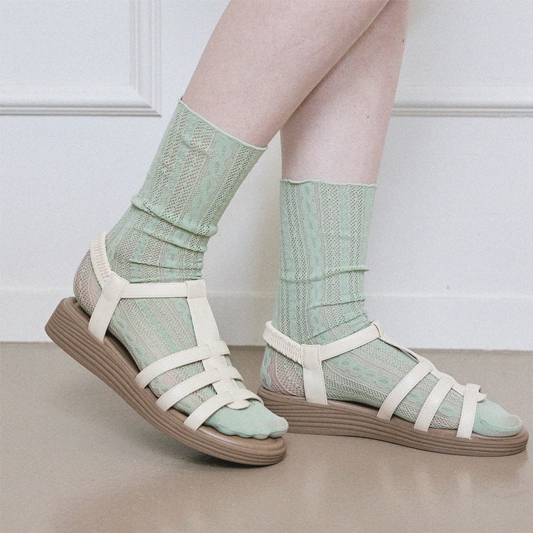PRE-ORDER SPUR Diosa Flatform Sandal 涼鞋 US9007 IVORY - 其他女款皮鞋 - 其他材质 