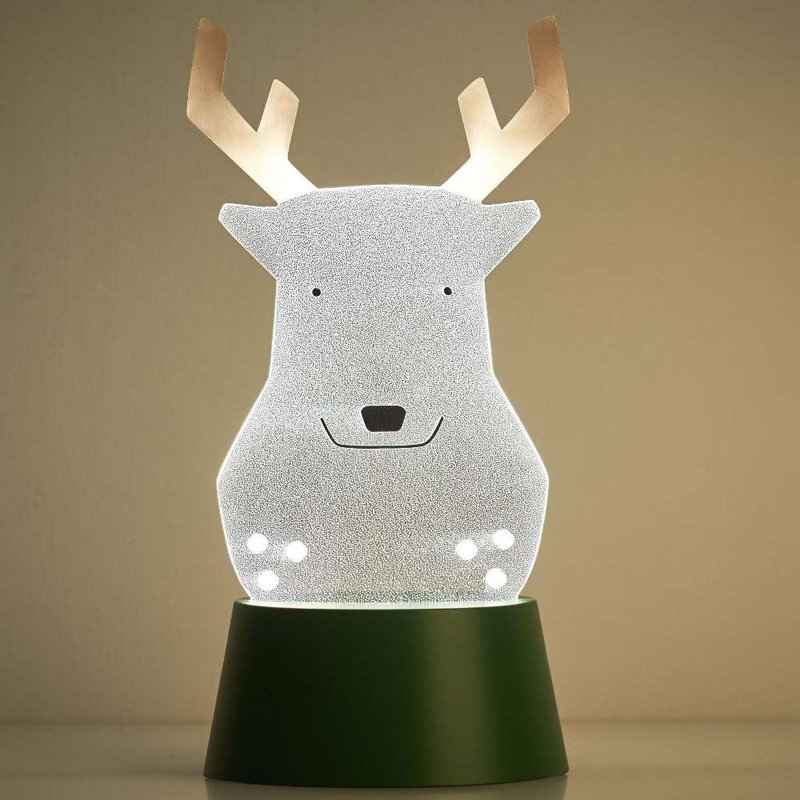 Party Light 派对时光情境灯-鹿 - 灯具/灯饰 - 塑料 卡其色