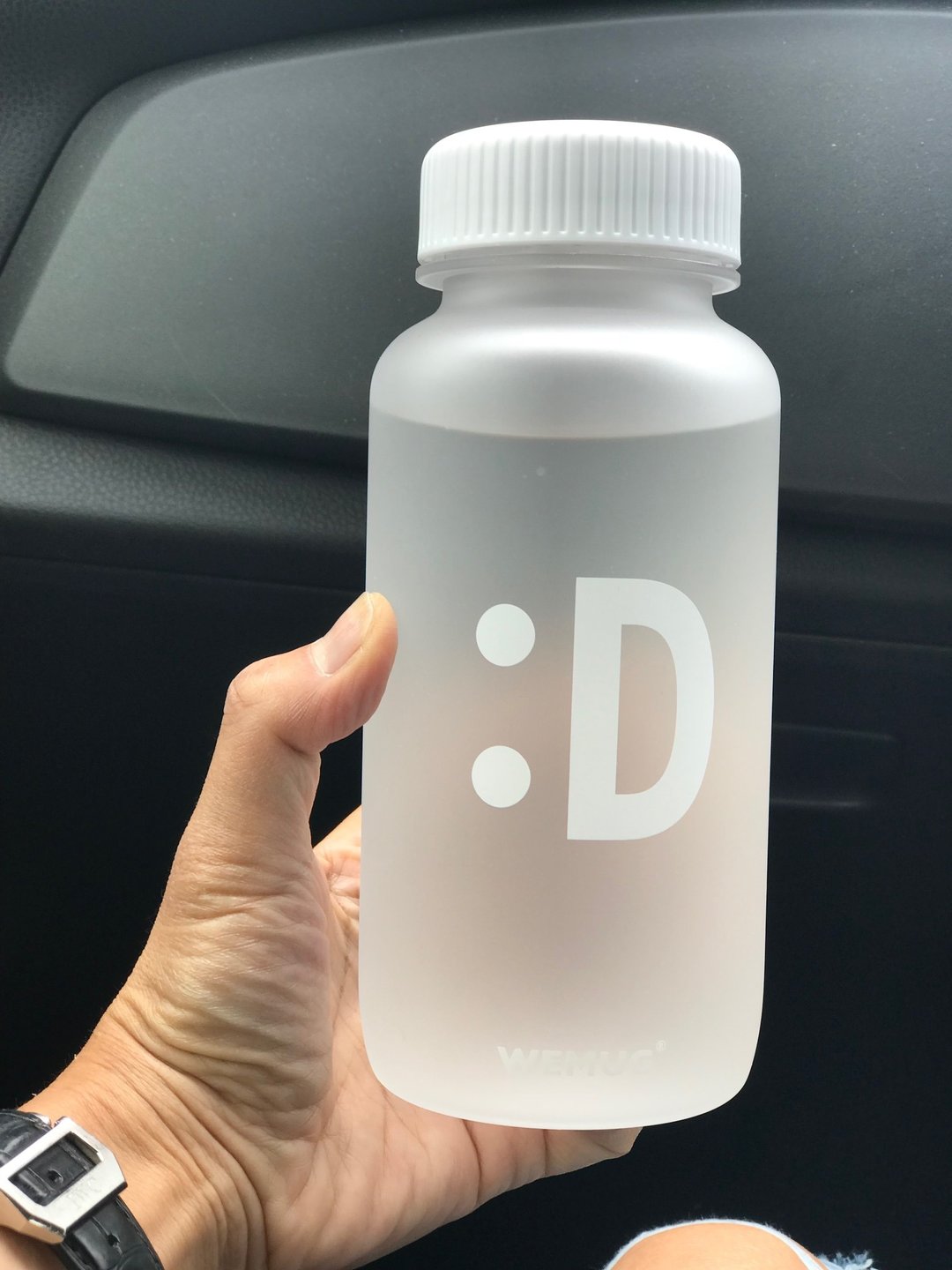 日本畅销商品 质感时尚 设计 安全 随身水瓶- 雾光透明 :D - 水瓶/水壶 - 塑料 白色