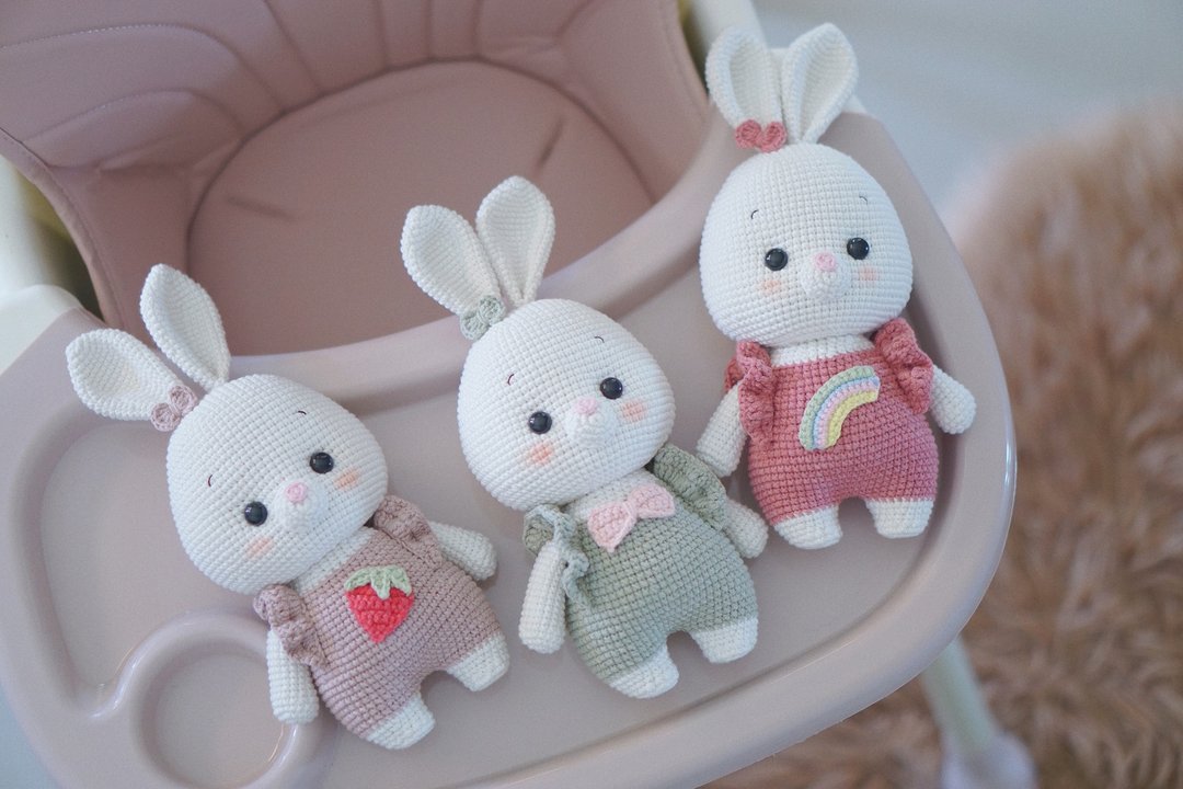 Digital Download - PDF | Crochet amigurumi pattern Shereen Rabbit - Logo 设计/图案设计 - 其他材质 
