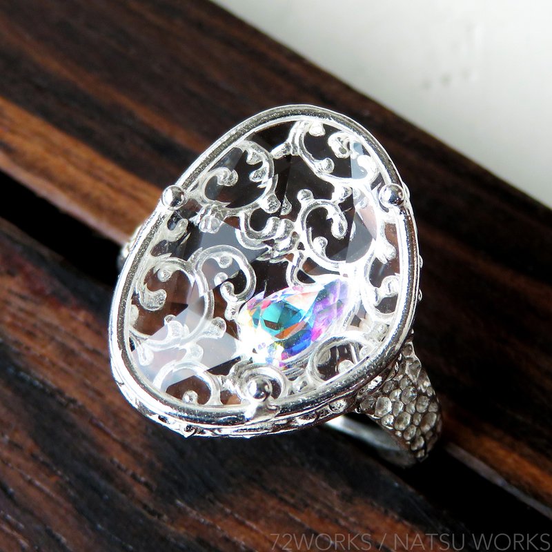 Quartz and Topaz Ring - 戒指 - 宝石 多色