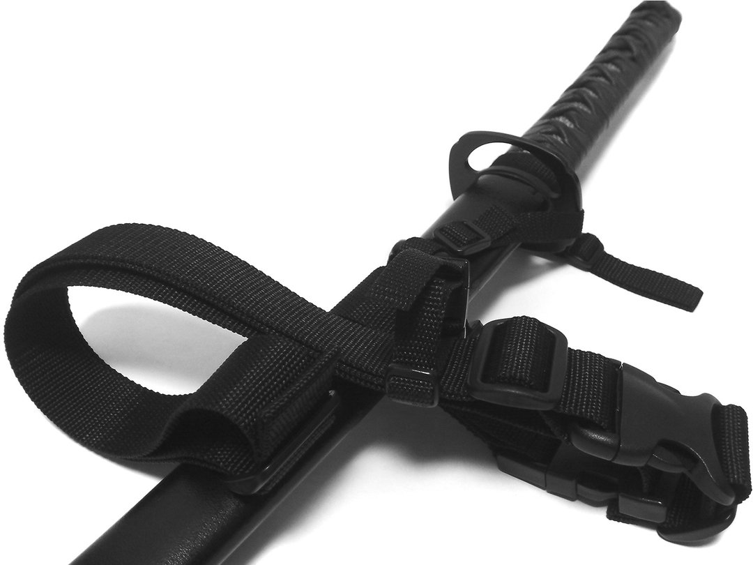 Tactical Sword Belt 战术刀带 (TSWDB) 全新实用型战略刀带 - 露营用品 - 塑料 黑色